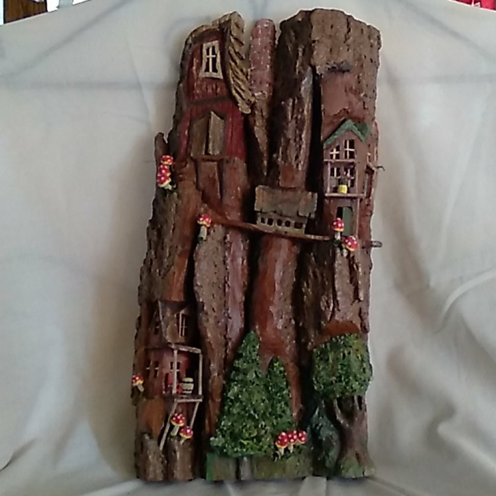 Whimsical fairy, elf, hobbit dwellings